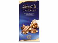Lindt Schokolade Ganznuss | 100 g Tafel | Alpenvollmilch-Schokolade mit frisch
