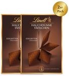 Lindt & Spr&uuml;ngli Hauchd&uuml;nne T&auml;felchen Edelbitter, 2er Pack (2 x 125 g)