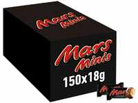 Mars Minis Schokoriegel | Schokolade Großpackung | Karamell | 150 x 18g