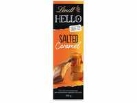 Lindt Schokolade HELLO Salted Caramel | 100 g Tafel | Vollmilch-Schokolade mit