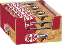 Nestl&eacute; KITKAT ChunKy Peanut Butter Schokoriegel, 24er Pack (24 x 42g) 