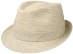 Stetson Geneva Trilby Hut Made in Italy Damen Herren Fr&uuml;hling Sommer beige 55 cm