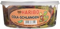 Haribo Cola-Schlangen, 3 x 150 St&uuml;ck in Runddosen je 1050g