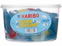 HARIBO - Super Schlümpfe - Weingummi - Fruchtgummi - Box mit 30 Stück