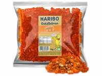 Haribo Goldbären Saft- Orange, sortenreine Gummibärchen, 1 Kg