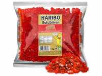 Haribo Goldbären Erdbeer, sortenreine Gummibären, 1 KG