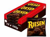 RIESEN – 15 x 105g – Bonbons mit Schokokaramell in kräftiger, dunkler Schokolade
