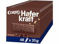 Haferriegel Corny Haferkraft Kakao, Vollkorn & Vegan, 48x35g