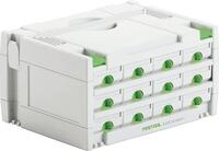 Festool SORTAINER SYS 3-SORT/12 Sortimentskasten mit 12 Schubladen | 12...