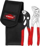 KNIPEX Mini-Zangenset, 2-teilig, Cobra XS und Zangenschl&uuml;ssel XS, Werkzeugtasche,