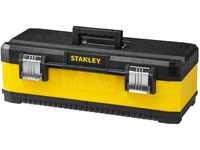 Stanley Werkzeugbox Metall-Kunststoff (66,2x29,3x22,2, Trage, Aussparung,...