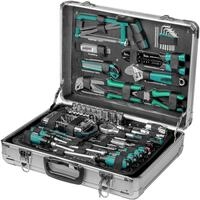 Br&uuml;der Mannesmann Werkzeugkoffer, 124-teilig, aus Aluminium - Werkzeugsatz mit