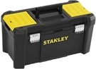 STANLEY Werkzeugkoffer (19", 49x25x25cm, Werkzeugbox mit Metallschlie&szlig;en, stabiler
