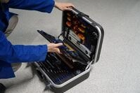 Projahn 8683 Werkzeugkoffer ELEKTRO 128-tlg, Werkzeug Kasten/Nuss Satz/Ratschen Satz