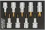Hazet Schraubendreher-Steckschl&uuml;sseleinsatz-Satz TORX, Vierkant 12,5 mm 1/2...