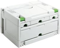 Festool Sortainer SYS 3-SORT/4 - Werkzeugbox mit 4 Schubladen