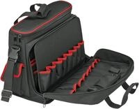 KNIPEX Werkzeugtasche Service Leer 320 mm, 00 21 10 LE, Black