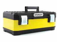 Stanley Werkzeugbox / Werkzeugkoffer (50x30x22cm, aus Metall-Kunststoff mit...
