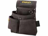 Stanley STST1-80116 Werkzeug- und Hammertasche aus Leder, doppelt mit Nieten