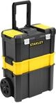 STANLEY Essential Rollende Werkstatt (3-in-1 stapelbare Boxen, leerer Werkzeugkasten,