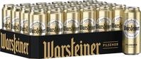 Warsteiner Premium Pilsener Bier, mild s&uuml;ffiges Pils, Dosenbier EINWEG (24 x 0.5 L
