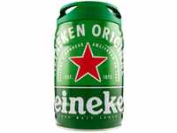 Heineken Pils Bier (1 x 5 l Fass) - Draught Keg Bier-Fass mit Zapfhahn, 5%