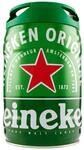Heineken Pils Bier (1 x 5 l Fass) - Draught Keg Bier-Fass mit Zapfhahn, 5%