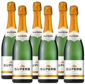 Superb Sekt Trocken aus traditoneller Flascheng&auml;rung (6 x 0.75 l)
