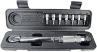 Mannesmann Br&uuml;der Drehmomentschl&uuml;ssel 8-tlg., 1/4" 5&ndash;25 Nm, Chrom-Vanadium,