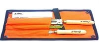 Stihl 5605 007 1029 Sch&auml;rfset Feilen-Set f&uuml;r 9,5-mm-S&auml;gekette (3/8 Zoll), 1...