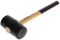 GEDORE Gummihammer mit Holzgriff, &Oslash; 75 mm, Hammer mit Eschenstiel, mit 2...