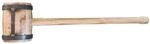 Kerbl Holzschlegel (LxB 93x23 cm, 6 kg, aus Esche, mit angeschwei&szlig;tem Flacheisen,