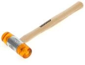 GEDORE Plastikhammer, &Oslash; 35 mm, Auswechselbare K&ouml;pfe aus Cellulose-Acetat, Robuster