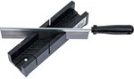 BGS Diy 50850 | Kunststoff-Gehrungslade | 245 x 65 x 48 mm | mit Feins&auml;ge