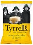 Tyrrells slow-cooked crisps Cheddar & Chive (1 x 150 g)