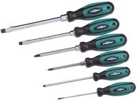 Br&uuml;der Mannesmann Schraubendreher-Set 6-tlg., Chrom-Vanadium, magnetisch,...