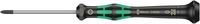 Wera 2055 PZ Elektroniker-Kreuzschlitzschraubendreher, PZ 0 x 60 mm, 05118030001