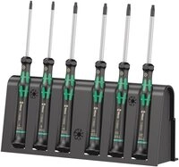 Wera Elektroniker TORX&reg; BO-Schraubendrehersatz 2067/6 + Rack, 6-teilig,...