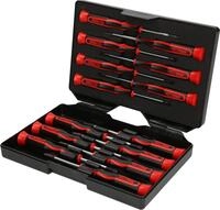 KS Tools 500.7170 Feinmechanik-Schraubendreher-Satz PH, Schlitz, TX, 14-tlg.,...