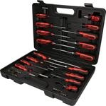 KS Tools 159.0100 ERGOTORQUEplus Schraubendreher- und Bit-Satz, 39-teilig
