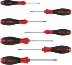 Wiha Schraubendreher Set SoftFinish&reg; (01299) 7 tlg. I Schraubenzieher Satz f&uuml;r