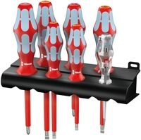 Wera 3160 i/7 Schraubendrehersatz, Edelstahl + Rack, 7-teilig, 05022728001