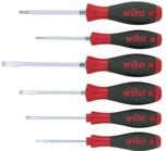 Wiha Schraubendreher Set SoftFinish&reg; Schlitz, Phillips 6-tlg. mit...
