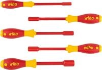 Wiha Steckschl&uuml;ssel Schraubendreher Set SoftFinish&reg; electric (29466) 5 tlg. I...