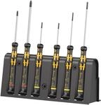 Wera Schraubendreher Set 1578 A/6 Elektroniker-Schraubendrehersatz ESD + Rack,