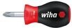 Wiha Schraubendreher Set SoftFinish&reg; Phillips mit kurzer Rundklinge, Stubby (26968)