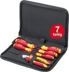 Wiha Werkzeug Set Elektriker 7-teilig I Schraubendreher Set + Seitenschneider in