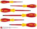 Wiha Schraubendreher Set SoftFinish&reg; electric Schlitz I Phillips I 7-teilig -