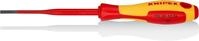 KNIPEX Schraubendreher (Slim), VDE-gepr&uuml;ft 202 mm, 98 20 35 SL | Geeignet f&uuml;r