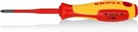 KNIPEX Schraubendreher (Slim), VDE-gepr&uuml;ft 187 mm, 98 24 01 SL | Geeignet f&uuml;r